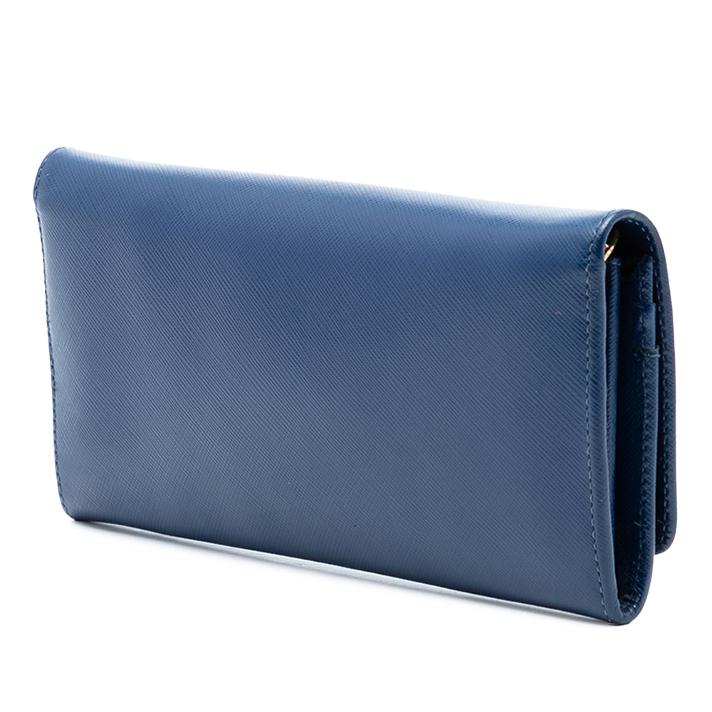 Pre-Loved Prada Saffiano Wallet On Chain - Picture 2 of 6